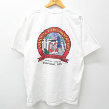 XL/古着 半袖 ビンテージ Tシャツ メンズ 00s トムソーヤ カエル コットン クルーネック 白 ホワイト 23aug03 中古_画像1