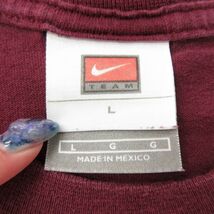 XL/古着 ナイキ NIKE 半袖 ビンテージ Tシャツ メンズ 00s THE U ミネソタ コットン クルーネック エンジ 23sep02 中古_画像5