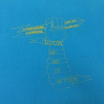 XL/古着 ヘインズ 半袖 ビンテージ Tシャツ メンズ 80s 手 unicor クルーネック 水色 23aug07 中古_画像2