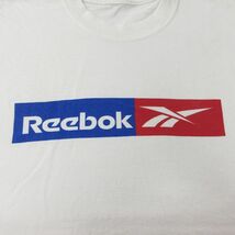 XL/古着 リーボック 半袖 ビンテージ Tシャツ メンズ 90s ビッグロゴ コットン クルーネック 白 ホワイト 23sep07 中古_画像3