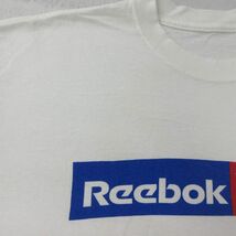 XL/古着 リーボック 半袖 ビンテージ Tシャツ メンズ 90s ビッグロゴ コットン クルーネック 白 ホワイト 23sep07 中古_画像7