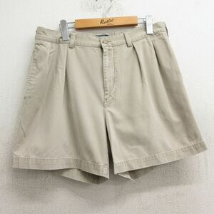 W34/ б/у одежда Ralph Lauren бренд Short брюки-чинос брюки из твила шорты мужской 90s хлопок бежевый хаки 24mar13 б/у низ 