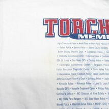 XL/古着 半袖 ビンテージ Tシャツ メンズ 90s TORCH RUN 大きいサイズ コットン クルーネック 白 ホワイト 24mar18 中古_画像8