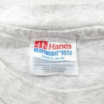 XL/古着 ヘインズ 半袖 ビンテージ Tシャツ メンズ 90s GREEK WEEK カエル 大きいサイズ クルーネック 薄グレー 霜降り 24mar18 中古_画像5