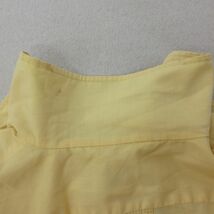 XL/古着 半袖 キューバ シャツ メンズ 70s 開襟 オープンカラー 黄 イエロー 24mar21 中古 トップス_画像9