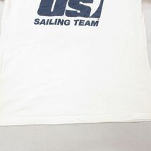 XL/古着 ノーティカ 半袖 ブランド ビンテージ Tシャツ メンズ 90s ワンポイントロゴ 胸ポケット付き コットン クルーネック 白 ホワイト 2_画像10