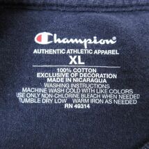 XL/古着 チャンピオン Champion 半袖 ブランド Tシャツ メンズ ドレクセル 大学 コットン クルーネック 紺 ネイビー 24mar22 中古_画像3