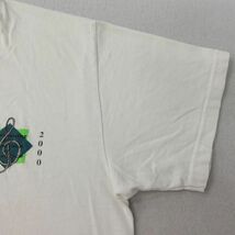 M/古着 ヘインズ 半袖 ビンテージ Tシャツ メンズ 00s ジャズ 音符 コットン クルーネック 白 ホワイト 24mar25 中古_画像10