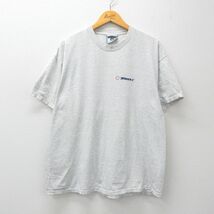 XL/古着 リー Lee 半袖 ビンテージ Tシャツ メンズ 00s TRIDENT 大きいサイズ コットン クルーネック グレー 霜降り 24mar25 中古_画像1