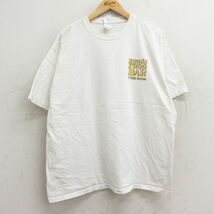 XL/古着 フルーツオブザルーム 半袖 ビンテージ Tシャツ メンズ 00s カエル コットン クルーネック 白 ホワイト 24mar25 中古_画像2