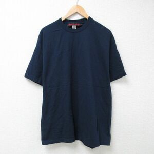 XL/古着 半袖 Tシャツ メンズ BOXER BOXEER 無地 コットン クルーネック 黒 ブラック 24mar26 中古