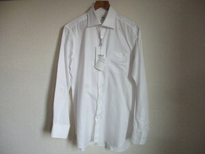新品 タケオキクチ TAKEO KIKUCHI 白 長袖シャツ 3/L 日本製 ワイド
