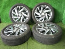 ◆ スズキ スペーシア MK32S 純正 アルミホイール タイヤ 15インチ 4本セット 4.5J +45 PCD100 4穴 165/55R15 BS 21年 中古 C62_画像1