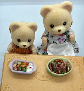 ミニチュアフード　お弁当　シルバニア　サンドウィッチ　カンパーニュサンド　セット　インテリア