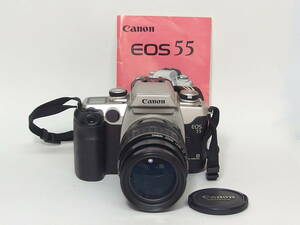 ●Canon キャノン EOS 55 フィルム カメラ/CANON ZOOM LENS EF 28-105mm　1:3.5-4.5●