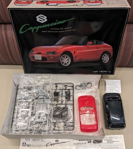 1/24スズキ2点セット アオシマ カプチーノ ＆フジミ ワゴンR SUZUKI