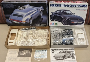 1/24 ポルシェ 2点 タミヤ 911ターボ フラットノーズ ＋ フジミ 911 スピードスター PORSCHE