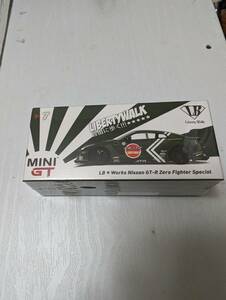 絶版!! MINI GT 1/64 LB★ワークス　ニッサン　GT-R zero Fighter Special（ゼロ・ファイター・スペシャル）