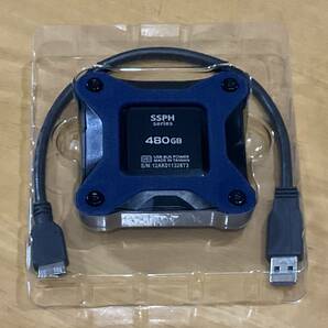 [格安] アイ・オー・データ機器 SSPH-UA480NV USB3.1 Gen1（USB3.0）/ポータブルSSD I・O DATA 美品/完動品の画像4