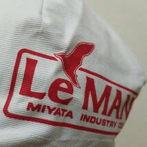  MIYATA 純正 Le MANS ミヤタ ルマン　レーサーキャップ ツバ付き サイクルキャップ ビンテージ インナーキャップ 男女兼用 FREE_画像10