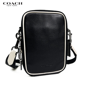 COACH Coach men's shoulder bag smartphone shoulder Stunt n Cross body leather CP180 blackout let new work new goods 