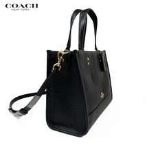 COACH コーチ レディース バッグ ショルダーバッグ トート バッグ デンプシー キャリオール レザー CO976 ブラック アウトレット 新作 新品_画像3