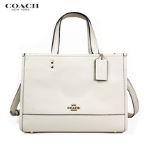 COACH コーチ レディース バッグ ショルダーバッグ トート バッグ デンプシー キャリオール レザー CO976 チョーク アウトレット 新作 新品_画像3