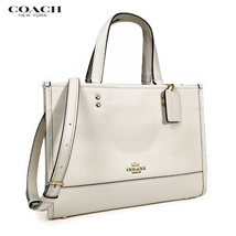 COACH コーチ レディース バッグ ショルダーバッグ トート バッグ デンプシー キャリオール レザー CO976 チョーク アウトレット 新作 新品_画像1