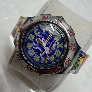 M：中古　スウォッチ　腕時計　SWATCH AG200m クオーツ　電池切れ　1944