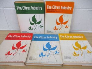 ▲01)【同梱不可】柑橘類産業 1-5巻セット/The Citrus Industry/洋書/生物学/植物学/A