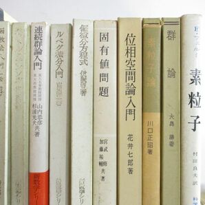 ■02)【同梱不可・1円〜】数学・物理などの本 まとめ売り約60冊大量セット/素粒子/函数論/連続群論入門/量子力学/関数解析/統計/電磁気学/Aの画像3