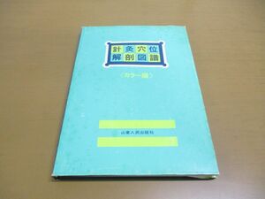 ●01)【同梱不可】針灸穴位解剖図譜/カラー版/山東人民出版社/亜東書店/1980年発行/原色/東洋医学/鍼灸/A