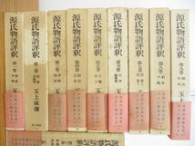 ■01)【同梱不可】源氏物語評釈 全14巻+紫明抄・河海抄 計15冊セット/玉上琢弥/角川書店/文学/日本古典/注釈書/紫式部/小説/浮舟/夕霧/A_画像2