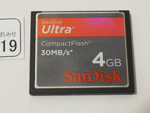 ◆カメラ2119◆ コンパクトフラッシュ（CFカード）4GB　30MB/s SanDisk サンディスク Used ～iiitomo～_画像2