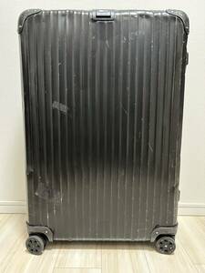 【中古】 RIMOWA／リモワ　TOPAS／トパーズ　大型（104L）スーツケース・ステルス（黒）　４輪　 ※送料無料※