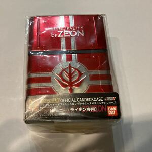 GANDAMWAR　ガンダムウォー　オフィシャルカンデッキケースvol1　ジオンシリーズ　ジョニーライデン専用　未開封