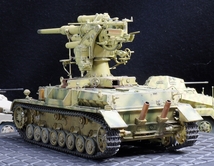 1/35 ドイツ軍 Ⅳ号戦車88ミリ高射砲搭載型現地改修車輛 制作完成品_画像4