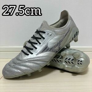 ★美品★ MIZUNO ミズノ モレリアネオ3β JAPAN ジャパン 27.5cm ギャラクシーシルバー / サッカースパイク