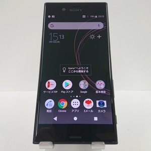 Xperia XZs SOV35 au ブラック 送料無料 即決 本体 c02512