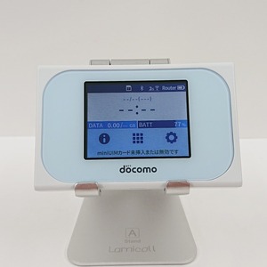 Wi-Fi STATION N-01J docomo ホワイト 送料無料 即決 本体 c02895