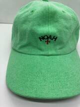 ★美品★ NOAH ノア　キャップ 帽子 緑 USA製　CAP _画像5