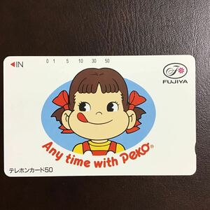 ◎★ペコちゃん☆テレカ☆未使用☆５０度数☆(D)M24