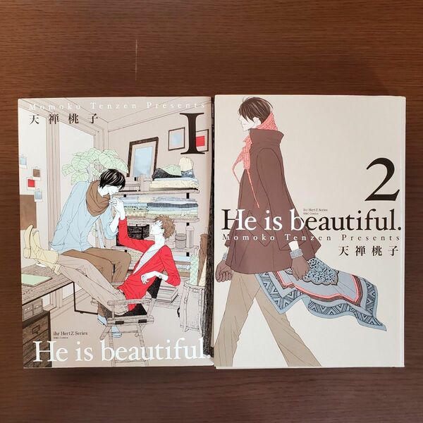 「He is beautiful 1」「He is beautiful 2」天禅桃子