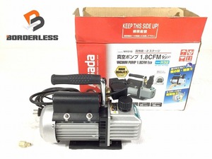 ☆美品☆ASADA アサダ 1.8CFM ECO 真空ポンプ WV210 小型 軽量 空調 設備 87257