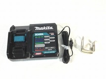 ☆中古美品☆makita マキタ 40Vmax 充電式インパクトレンチ TW004G 急速充電器 DC40RA ケース付 87317_画像10