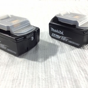 ☆未使用品2個セット☆makita マキタ 18V 6.0Ah 純正 リチウムイオンバッテリー BL1860B 残量表示付 リチウムイオン電池 蓄電池 87535の画像3