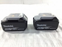 ☆未使用品2個セット☆makita マキタ 18V 6.0Ah 純正 リチウムイオンバッテリー BL1860B 残量表示付 リチウムイオン電池 蓄電池 87843_画像9