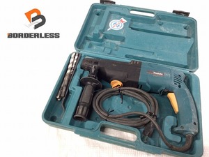 ☆中古品☆makita マキタ 100V 24mm ハンマドリル HR2410 ケース付 ハンマードリル 穴あけ 穿孔 87644