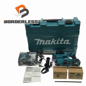 ☆未使用品☆makita マキタ 18V 18mm 充電式ハンマドリル HR183DRGXV バッテリー2個(18V 6.0Ah) 充電器 集じんシステム ケース付 86941