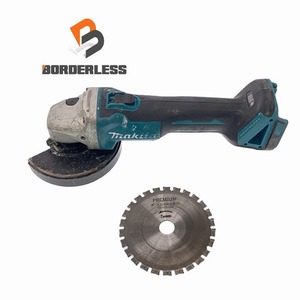 ☆中古品☆ makita マキタ 14.4V 100mm 充電式ディスクグラインダー GA403DZ 青/ブルー 本体のみ サンダー 85086